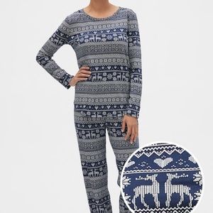NWT Gap Sleep Set Fair Isle